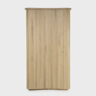 Eleonora Opbergkast 'Josh' Eiken, 210 x 120cm, kleur Naturel