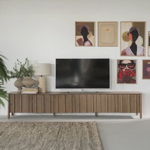 Eleonora TV-meubel 'Jake' Eiken, 264cm, kleur Bruin