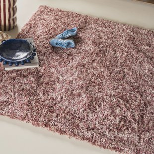 By-Boo Vloerkleed 'Mixi' 160 x 230cm, kleur Burgundy