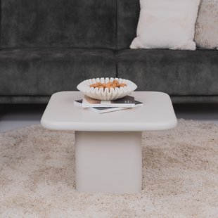 By-Boo Bijzettafel 'Siminto' 60 x 60cm, kleur Beige