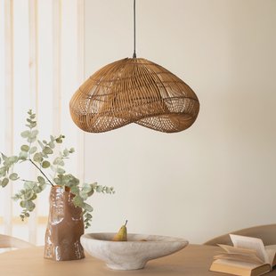 By-Boo Hanglamp 'Lunar' 54 x 52cm, kleur Bruin