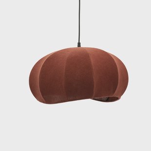 By-Boo Hanglamp 'Vinta' Katoen, kleur Burgundy