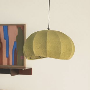 By-Boo Hanglamp 'Vinta' Katoen, kleur Groen