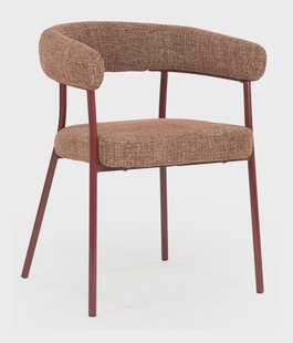 By-Boo Eetkamerstoel 'Yovi' kleur Burgundy