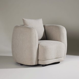 Nohr Fauteuil 'Macrina' Bouclé, kleur Beige