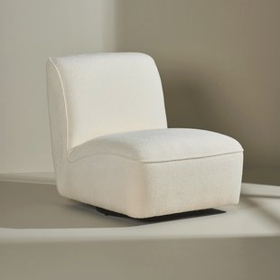 Nohr Draaifauteuil 'Kavitha' Bouclé, kleur Wit