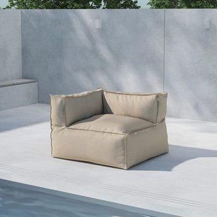 Nohr Hoek Loungestoel 'Adron' Olefin, kleur Beige