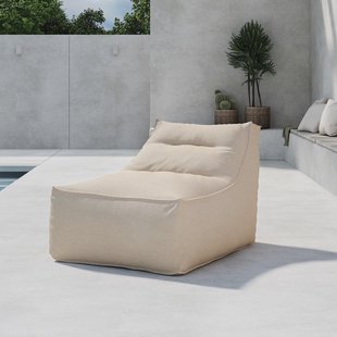 Nohr Outdoor Loungestoel / Zitzak 'Carlson' Olefin, kleur Beige