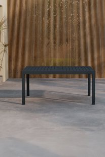 Nohr Uitschuifbare Tuintafel 'Lace' 160/240 x 100cm, kleur Zwart