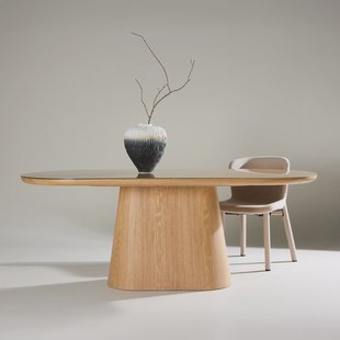 Nohr Ovale Eettafel 'Nateshia' MDF, 200 x 90cm