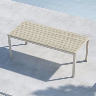 Nohr Tuintafel 'Cherice' 205 x 90cm, kleur Beige