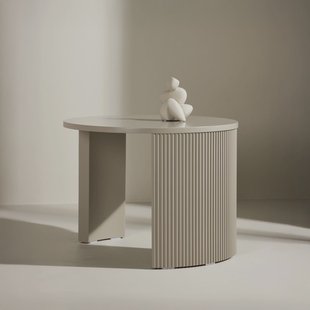 Nohr Ronde Salontafel 'Phallon' 60cm, kleur Beige