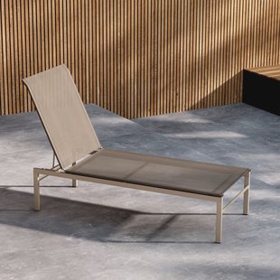 Nohr Ligbed 'Romney' Textileen, kleur Beige