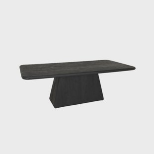 Tower Living Eettafel 'Asti' Mangohout, 240 x 120cm, kleur Zwart