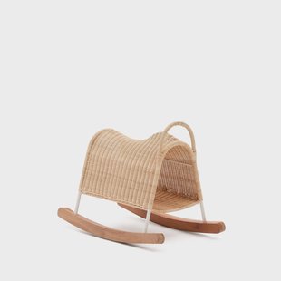 Kave Home Schommelpaard 'Bamban' Rotan