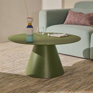 Kave Home Ronde Salontafel 'Wilshire' 80cm, kleur Groen