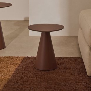 Kave Home Ronde Bijzettafel 'Wilshire' 30cm, kleur Terracotta