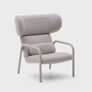 Kave Home Fauteuil 'Inari' Structuurstof, kleur Beige