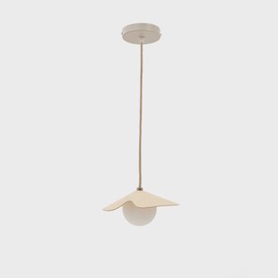 Kave Home Hanglamp 'Wilara' Eiken en glas