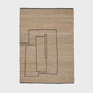 Kave Home Vloerkleed 'Velira' Jute, 200 x 300cm