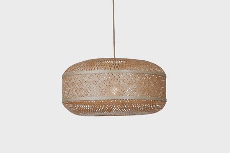 GOOD&MOJO Hanglamp 'Langkawi' Bamboe, 50cm, kleur Naturel