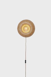 GOOD&MOJO Wandlamp 'Barbados' Bamboe, 35cm, kleur Naturel