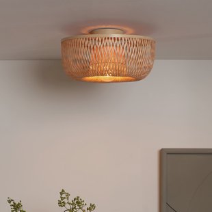 GOOD&MOJO Plafondlamp 'Barbados' Bamboe, 35cm, kleur Naturel