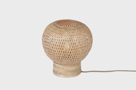 GOOD&MOJO Tafellamp 'Barbados' Bamboe, 27cm, kleur Naturel