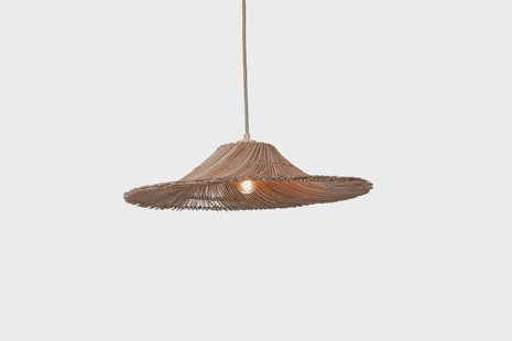GOOD&MOJO Hanglamp 'Cancun' Rattan, 53cm, kleur Naturel