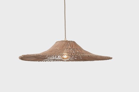 GOOD&MOJO Hanglamp 'Cancun' Rattan, 70cm, kleur Naturel