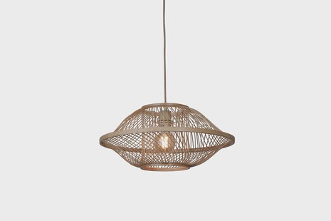 GOOD&MOJO Hanglamp 'Maui' Bamboe, 50cm, kleur Naturel