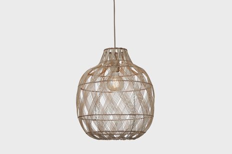 GOOD&MOJO Hanglamp 'Mendoza' Bamboe, 40cm, kleur Naturel