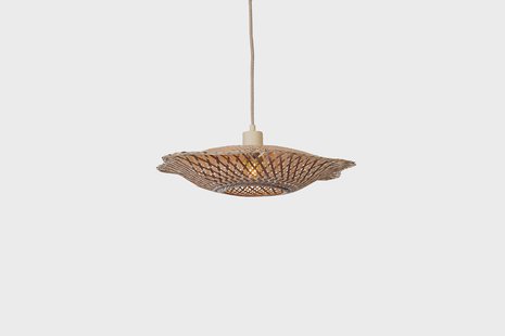 GOOD&MOJO Hanglamp 'Madura' Bamboe, 44cm, kleur Naturel/Bruin