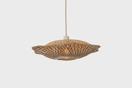 GOOD&MOJO Hanglamp 'Madura' Bamboe, 60cm, kleur Naturel/Bruin