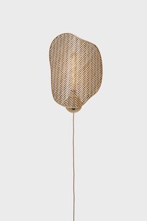 GOOD&MOJO Wandlamp 'Kinabalu' Bamboe, kleur Naturel/Bruin