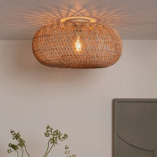 GOOD&MOJO Plafondlamp 'Arizona' Bamboe, 50cm, kleur Naturel