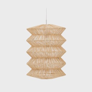 Kave Home Lampenkap 'Dakit' Rotan, 40cm