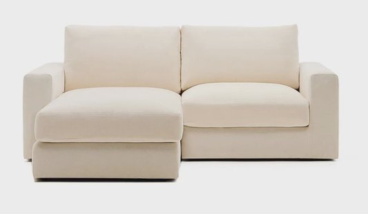 Kave Home 3-zits Loungebank 'Alea' Links, kleur Ecru