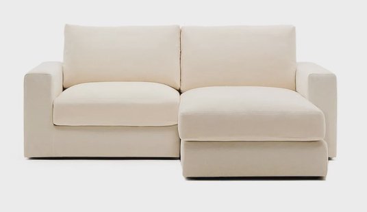 Kave Home 3-zits Loungebank 'Alea' Rechts, kleur Ecru