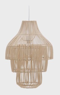 Kave Home Lampenkap 'Janoa' Rotan, 38cm