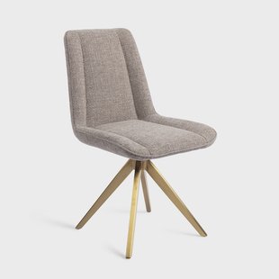 Jesper Home Draaibare Eetkamerstoel 'Umedo' Turn Gold, kleur Grainy Greige