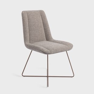 Jesper Home Eetkamerstoel 'Umedo' Cross Rose, kleur Grainy Greige