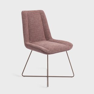 Jesper Home Eetkamerstoel 'Umedo' Cross Rose, kleur Scarlet Grain