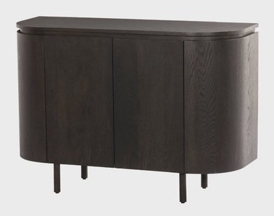 Livingfurn Dressoir 'Tobago' Eiken, 115cm, kleur Espresso