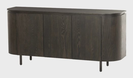 Livingfurn Dressoir 'Tobago' Eiken, 170cm, kleur Espresso