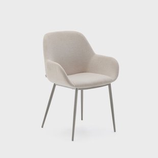 Kave Home Eetkamerstoel 'Konna' kleur Beige