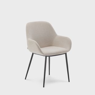Kave Home Eetkamerstoel 'Konna' kleur Beige