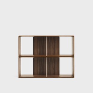 Kave Home Modulair Wandrek 'Litto' Walnoot, 76 x 101cm