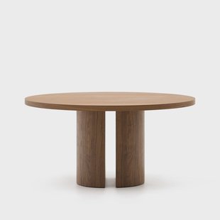 Kave Home Ronde Eettafel 'Nealy' Walnootfineer, 150cm