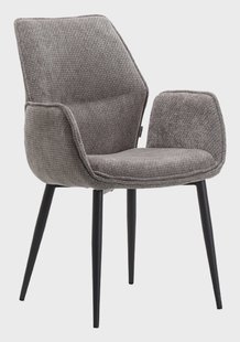 LABEL51 Eetkamerstoel 'Morris' Elite stof, kleur Stone